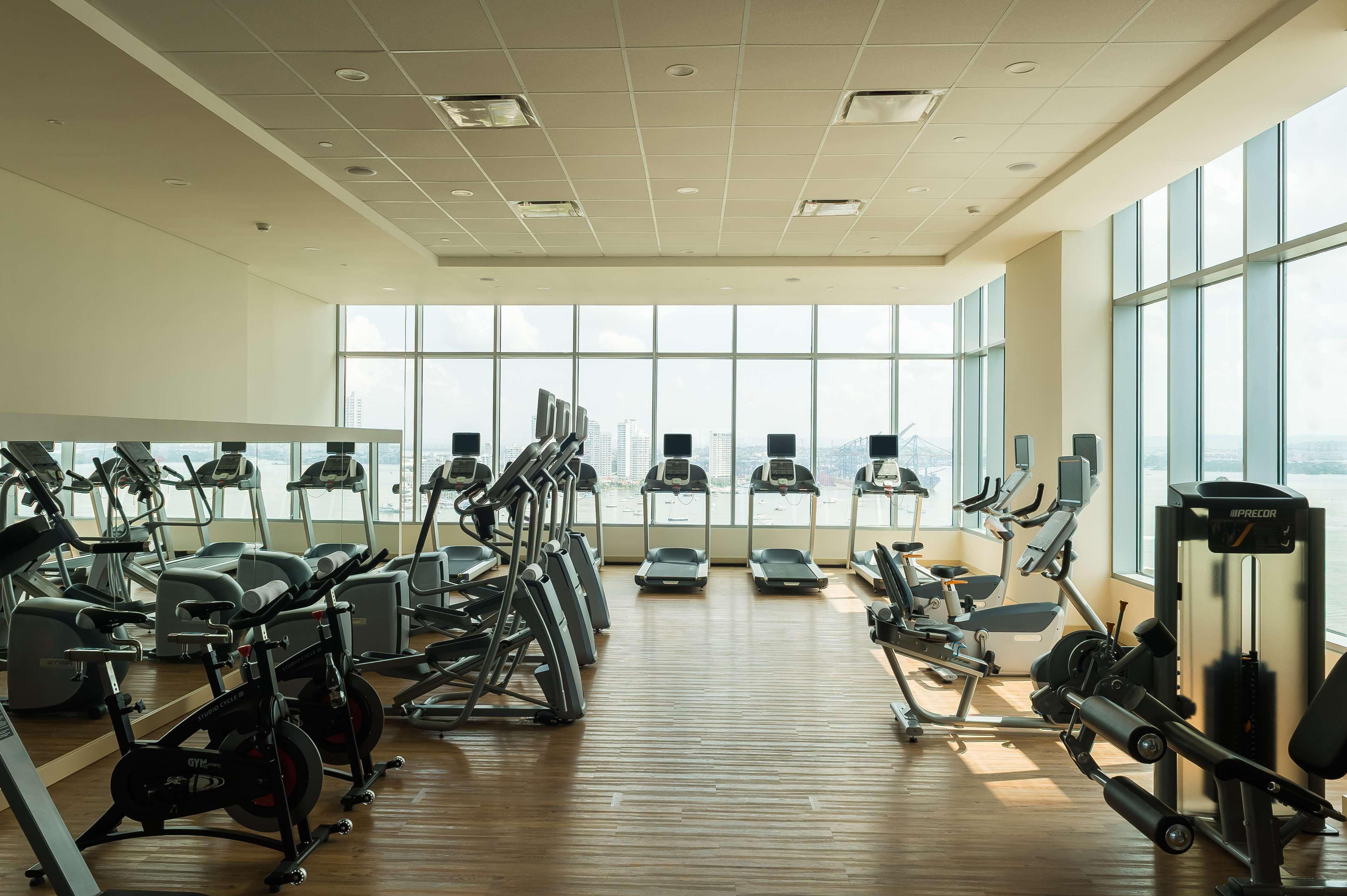 Hyatt Regency Cartagena Hotel Eksteriør billede The gym at the 30th floor